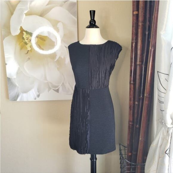 MM Couture By Miss Me ~ Black Textured Dress ~ S - Picture 1 of 7